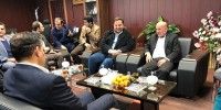 حضور محمود رشیدی و هیات همراه در مراسم افتتاحیه المپیاد استعدادهای برتر زنجان